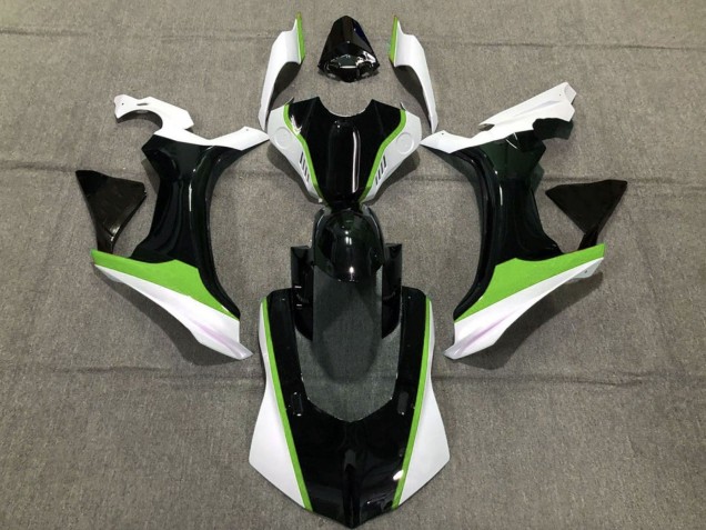 Billigste Yamaha YZF 1000 R1 Motorrad Verkleidung 2020-2025 - Weiss Grun Glanzendes Schwarz