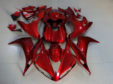 Billigste Yamaha YZF 1000 R1 Motorrad Verkleidung 2004-2006 - Bonbon Rot