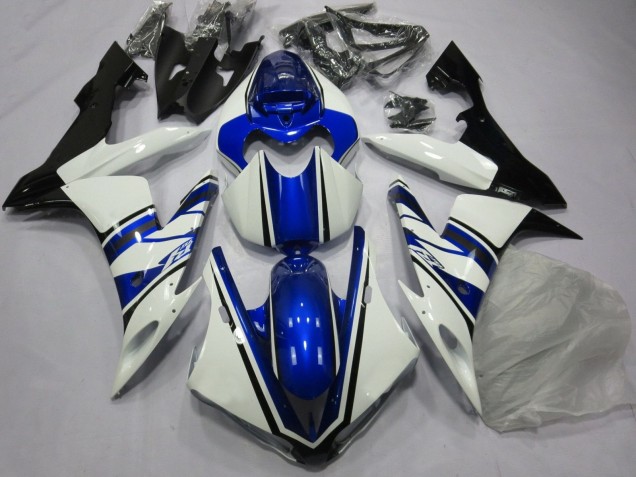 Billigste Yamaha YZF 1000 R1 Motorrad Verkleidung 2004-2006 - Weiss Blau Schwarz