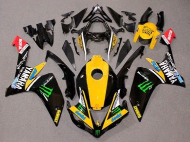 Billigste Yamaha YZF 1000 R1 Motorrad Verkleidung 2007-2008 - Gelb Weiss Schwarz Grun Monster Dewalt