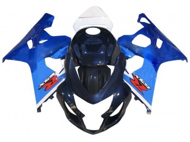 Billigste Suzuki GSXR 600 / GSXR 750 Motorrad Verkleidung 2004-2005 - Weiss Blau Rot