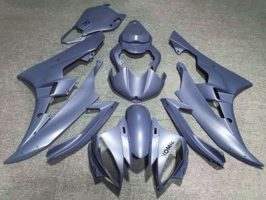 Billigste Yamaha YZF R6 Motorrad Verkleidung 2006-2007 - Matt Silber Blau