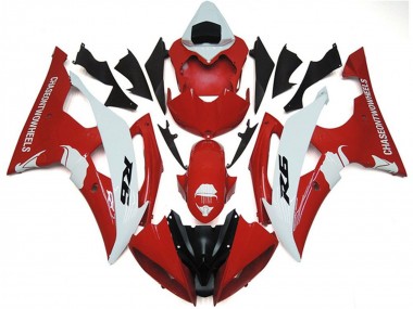 Billigste Yamaha YZF R6 Motorrad Verkleidung 2008-2016 - Weiss Rot Schwarz