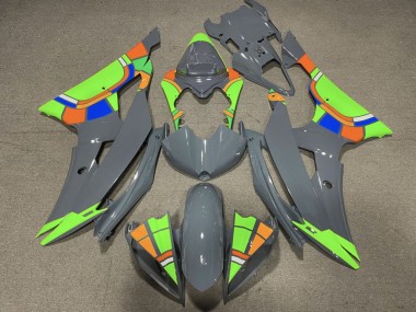 Billigste Yamaha YZF R6 Motorrad Verkleidung 2008-2016 - Nardo Grau Neon Grun Farbrad
