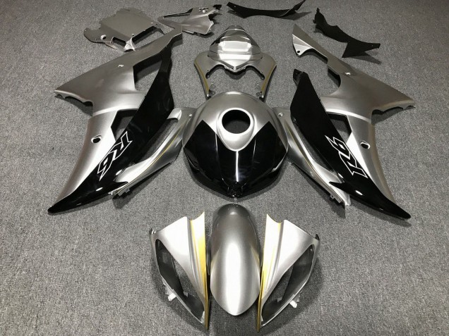 Billigste Yamaha YZF R6 Motorrad Verkleidung 2008-2016 - Silber Gold Schwarz
