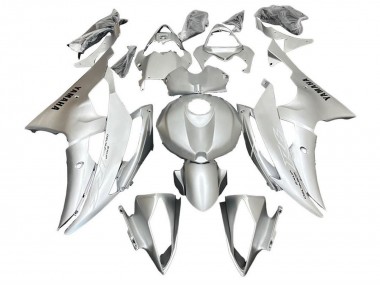 Billigste Yamaha YZF R6 Motorrad Verkleidung 2008-2016 - Silber Weiss