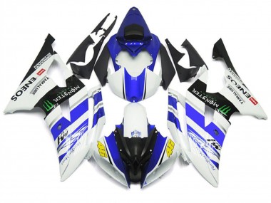Billigste Yamaha YZF R6 Motorrad Verkleidung 2008-2016 - Weiss Blau Glanzendes Schwarz Grun Monster ENEOS 46