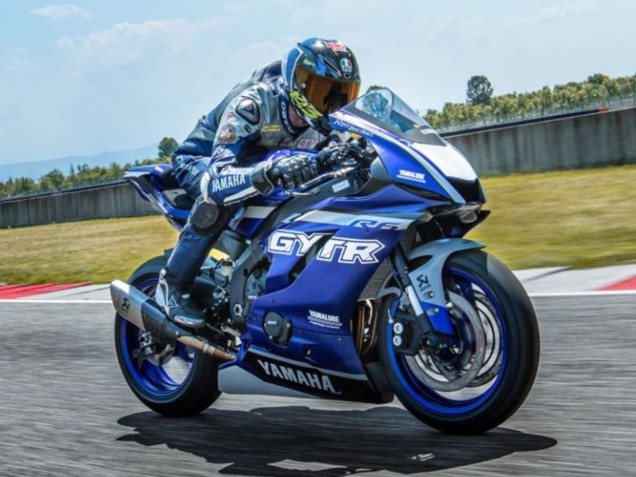 Billigste Yamaha YZF R6 Motorrad Verkleidung 2017-2023 - Blau Silber GYTR