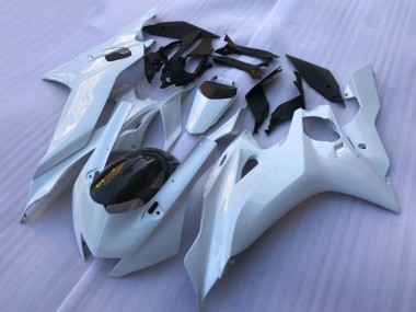 Billigste Yamaha YZF R6 Motorrad Verkleidung 2017-2023 - Weiss Glanzendes Schwarz