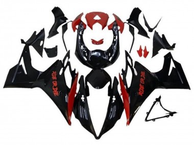 Billigste Triumph Daytona 675 Triple Motorrad Verkleidung 2013-2016 - Glanzendes Schwarz Rot Ride or Die