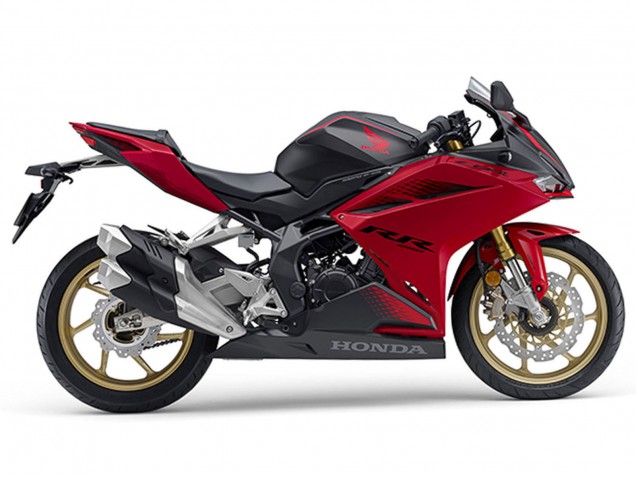 Billigste Honda CBR250RR Motorrad Verkleidung 2017-2022 - Rot Matt Schwarz