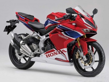 Billigste Honda CBR250RR Motorrad Verkleidung 2017-2022 - Rot Blau Weiss