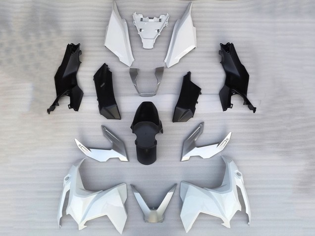 Billigste Honda ADV160 Motorrad Verkleidung 2022-2024 - Weiss Silber Schwarz