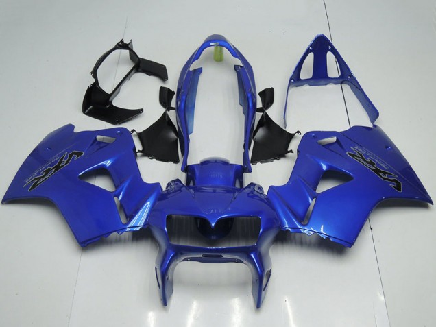 Billigste Honda VFR 800 Motorrad Verkleidung 1998-2001 - Bonbon Blau