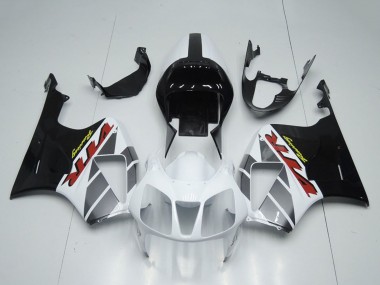 Billigste Honda VTR1000 Motorrad Verkleidung 2000-2006 - Weiss Glanzendes Schwarz