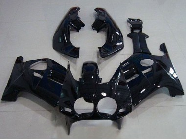 Billigste Honda CBR250RR MC19 Motorrad Verkleidung 1988-1989 - Glanzendes Schwarz