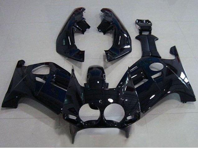 Billigste Honda CBR250RR MC19 Motorrad Verkleidung 1988-1989 - Glanzendes Schwarz