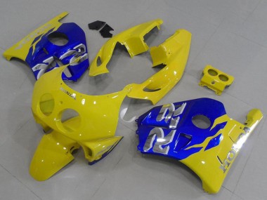 Billigste Honda CBR250RR MC22 Motorrad Verkleidung 1990-1998 - Gelb Blau