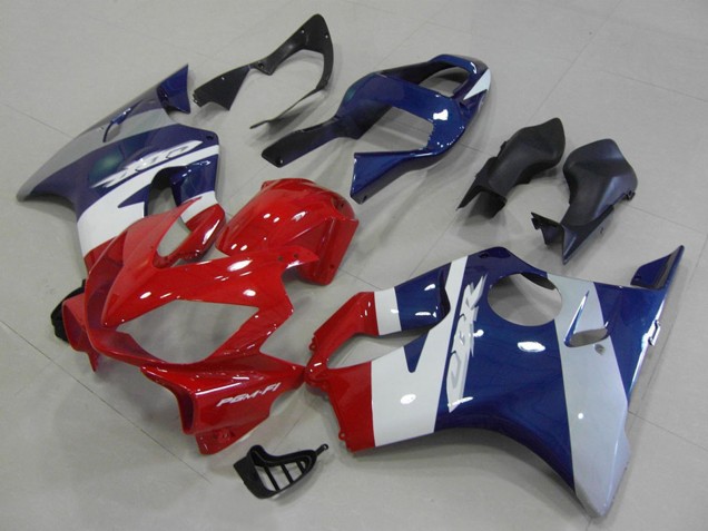 Billigste Honda CBR600 F4i Motorrad Verkleidung 2001-2003 - Weiss Blau Rot