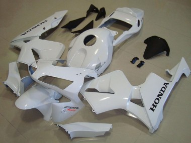 Billigste Honda CBR600RR Motorrad Verkleidung 2003-2004 - Weiss Schwarz Aufkleber