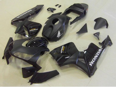 Billigste Honda CBR600RR Motorrad Verkleidung Kit 2003-2004 - Glanzendes Schwarz Matt Schwarz
