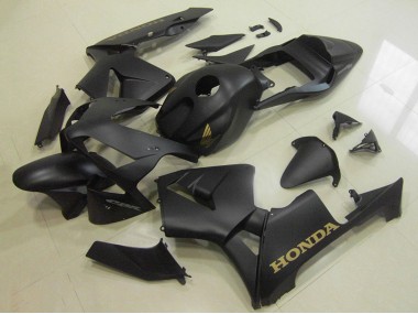 Billigste Honda CBR600RR Motorrad Verkleidung 2003-2004 - Matt Schwarz Gold Aufkleber