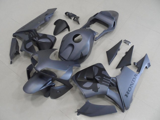 Billigste Honda CBR600RR Motorrad Verkleidung 2003-2004 - Matt Grau Schwarz