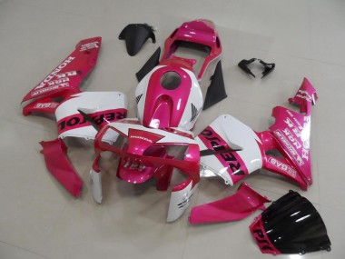 Billigste Honda CBR600RR Motorrad Verkleidung 2003-2004 - Weiss Rosa Schwarz Repsol