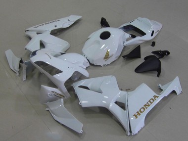 Billigste Honda CBR600RR Motorrad Verkleidung 2003-2004 - Weiss Gold Aufkleber