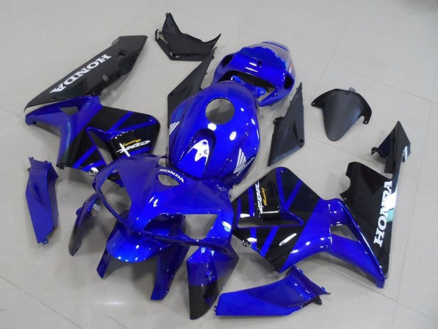 Billigste Honda CBR600RR Motorrad Verkleidung Kit 2005-2006 - Blau Schwarz