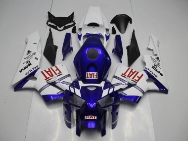 Billigste Honda CBR600RR Motorrad Verkleidung 2005-2006 - Weiss Blau Rot Fiat
