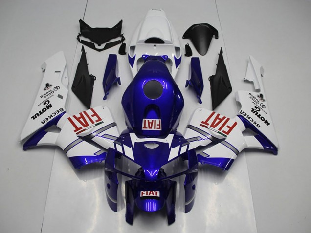 Billigste Honda CBR600RR Motorrad Verkleidung 2005-2006 - Weiss Blau Rot Fiat