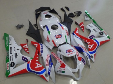 Billigste Honda CBR600RR Motorrad Verkleidung 2007-2008 - Weiss Rot Blau Grun Pata 6