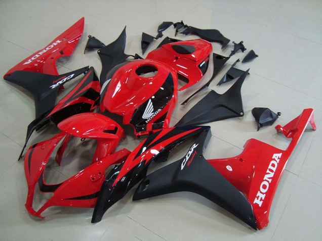 Billigste Honda CBR600RR Motorrad Verkleidung 2007-2008 - Rot Matt Schwarz OEM Stil