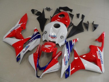 Billigste Honda CBR600RR Motorrad Verkleidung 2007-2008 - Weiss Rot Blau