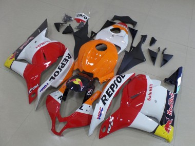 Billigste Honda CBR600RR Motorrad Verkleidung 2009-2012 - Orange Weiss Rot Gelb Blau Repsol HRC Red Bull
