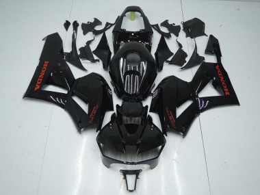Billigste Honda CBR600RR Motorrad Verkleidung 2013-2023 - Glanzendes Schwarz Rot Aufkleber