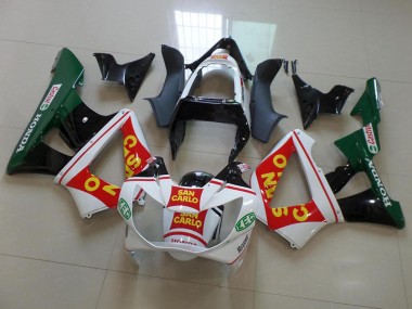 Billigste Honda CBR900RR 929 Motorrad Verkleidung 2000-2001 - Weiss Rot Grun Glanzendes Schwarz San Carlo