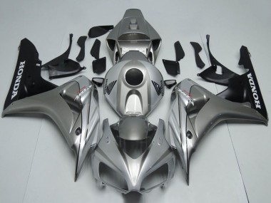 Billigste Honda CBR1000RR Motorrad Verkleidung 2006-2007 - Silber Matt Schwarz