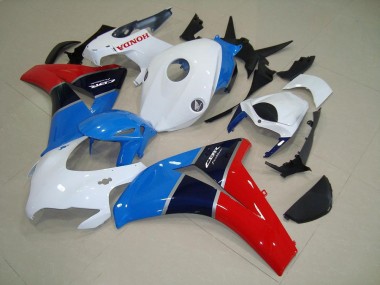 Billigste Honda CBR1000RR Motorrad Verkleidung 2008-2011 - Weiss Hellblau Rot Glanzendes Schwarz