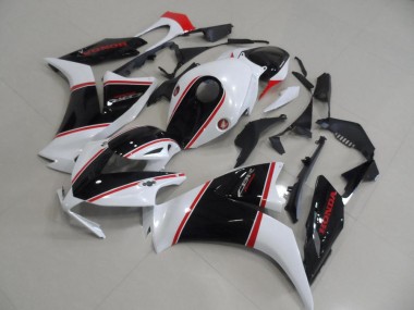Billigste Honda CBR1000RR Motorrad Verkleidung 2012-2016 - Weiss Rot Glanzendes Schwarz Streifen