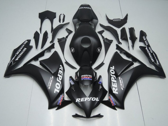 Billigste Honda CBR1000RR Motorrad Verkleidung 2012-2016 - Matt Schwarz Weiss Repsol HRC