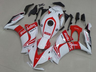 Billigste Honda CBR1000RR Motorrad Verkleidung 2012-2016 - Weiss Rot Schwarz Supreme