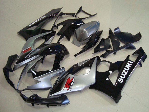 Billigste Suzuki GSXR 1000 Motorrad Verkleidung 2005-2006 - Silber Schwarz Rot
