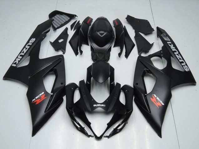 Billigste Suzuki GSXR 1000 Motorrad Verkleidung Kit 2005-2006 - Matt Schwarz