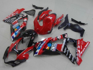 Billigste Suzuki GSXR 1000 Motorrad Verkleidung 2007-2008 - Rot Schwarz Blau Weiss JOMO