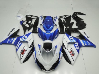 Billigste Suzuki GSXR 1000 Motorrad Verkleidung 2009-2016 - Weiss Blau Schwarz Tyco