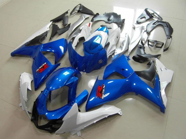 Billigste Suzuki GSXR 1000 Motorrad Verkleidung 2009-2016 - Blau Weiss Schwarz OEM Stil
