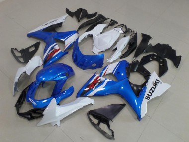 Billigste Suzuki GSXR 1000 Abs Verkleidung Kit 2009-2016 - Weiss Blau Schwarz