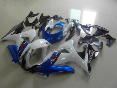 Billigste Suzuki GSXR 1000 Motorrad Verkleidung 2009-2016 - Weiss Blau Schwarz OEM Stil